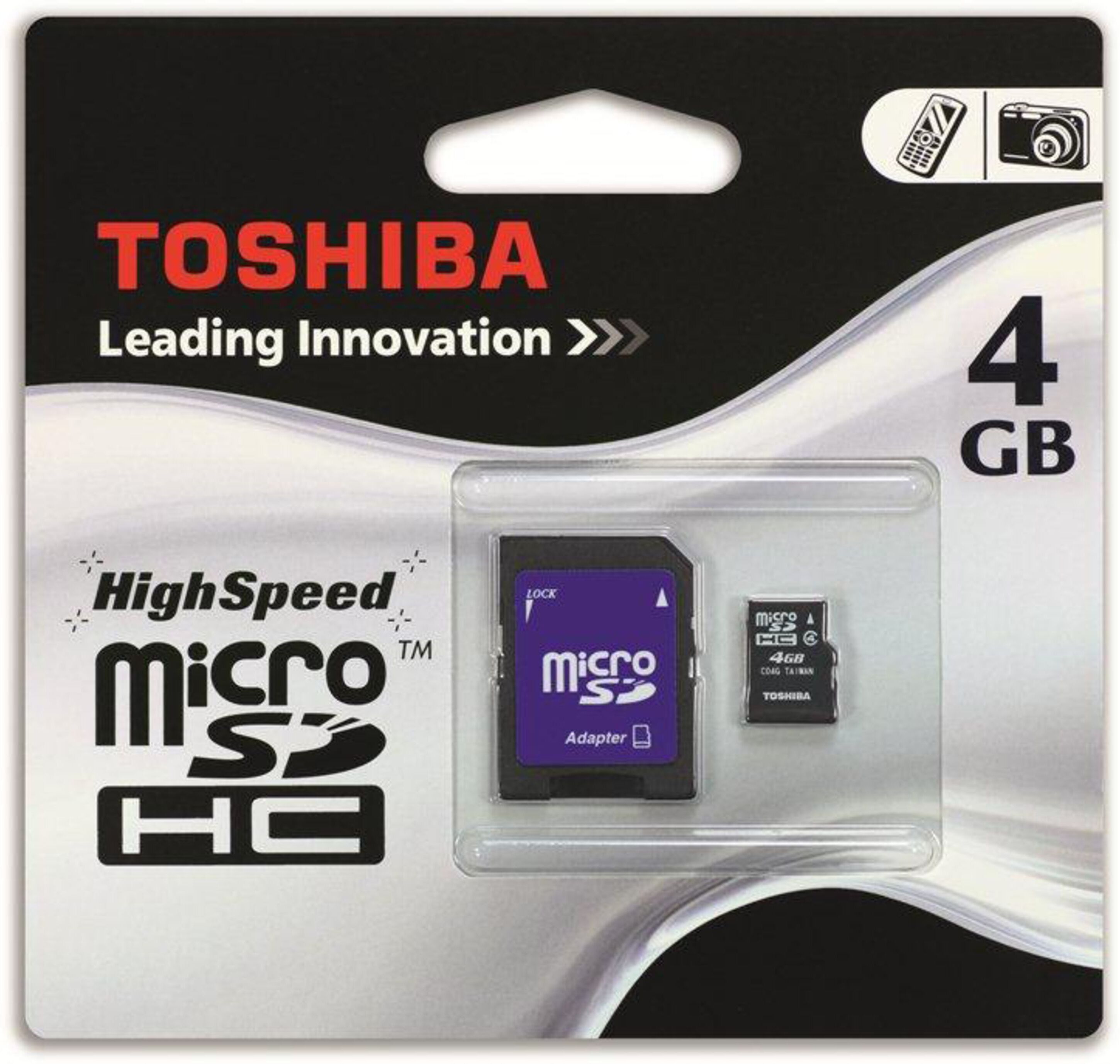 Toshiba Kioxia - 64GB Micro SDHC Card CL10 mit Adapter/ für Card Recorder