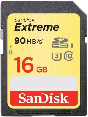 Sandisk Mémoire SANDISK SDHC Card 16GB 60MB/s Cl