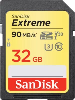 Sandisk Mémoire SANDISK EXTREME SDHC 32 Go 90 MB