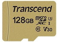 Transcend 500S - carte mémoire flash - 128 Go - micro SDXC