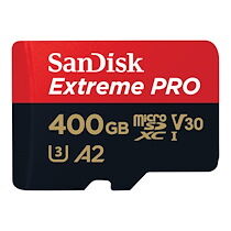 SanDisk Extreme Pro - carte mémoire flash - 400 Go - microSDXC UHS-I