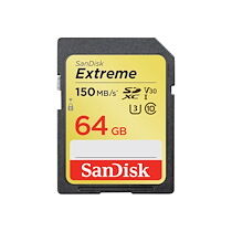 SanDisk Extreme - carte mémoire flash - 64 Go - SDXC UHS-I