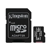 Kingston Canvas Select Plus - carte mémoire flash - 64 Go - microSDXC UHS-I