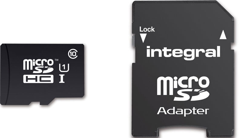 INTEGRAL Carte Micro SDHC Ultima Pro 32GB (90MB/s) (Class 10) + Adapt
