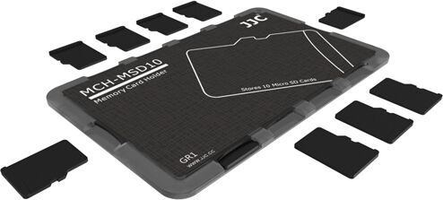 JJC Porte-Cartes Mémoire Micro-SD X10