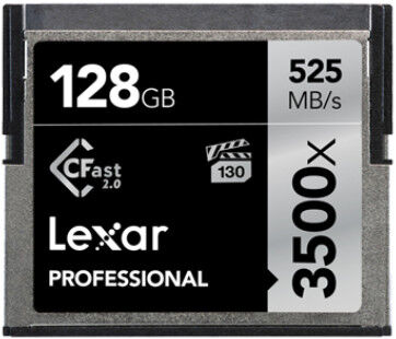 Lexar Carte CFast 2.0 Professional 128GB 3500x