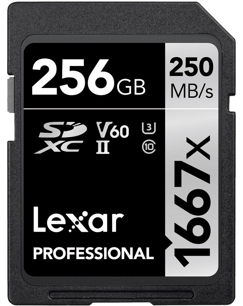 Lexar Carte SDXC 256GB Professional UHS-II (1667x)