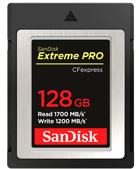 SanDisk Carte CFexpress Extreme Pro 128GB 1700/1200Mb/s (XQD)