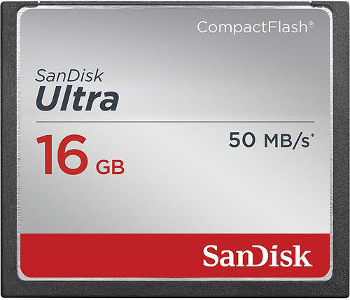 SanDisk Carte Compact Flash Ultra 16GB 50MB/s