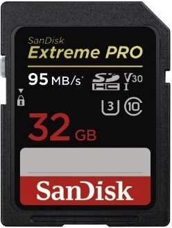 SanDisk Carte SDHC Extreme Pro 32GB V30 UHS-1 (95MB/s) (Class 10)