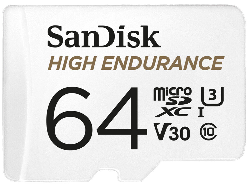 SanDisk Carte Micro SDXC High Endurance 64GB (100MB/s) (Class 10)