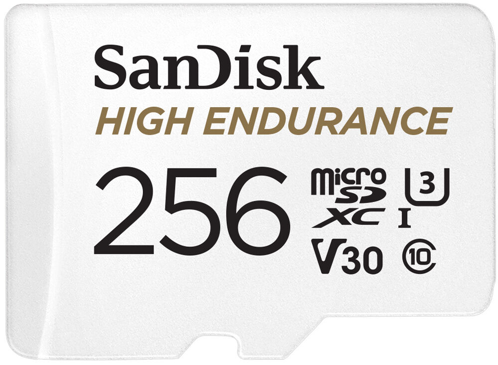 SanDisk Carte Micro SDXC High Endurance 256GB (100MB/s)