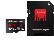 Strontium Carte Micro SDXC Nitro A1 - 128 Go