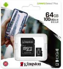 Kingston Carte microSDXC Canvas Select Plus - 64 Go