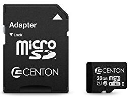 S1-MSDHU1-32G Centon Electronics 32GB Klass 10 Micro SDHC-minneskort ()