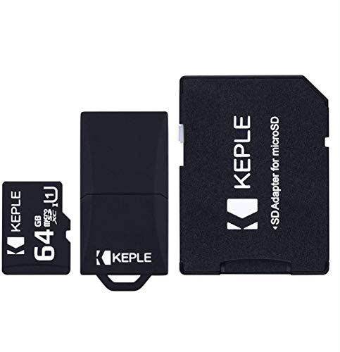 P-MSD3IN1-64GB-C10/13 64 GB microSD-minneskort   Micro SD Class 10 kompatibel med Alcatel Idol 5s, Idol 5, Alcatel A7 & U5 HD mobiltelefon   64 GB (SD och USB-adapter ingår)