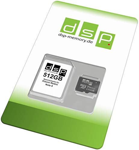 Z-4051557543416 512 GB microSDXC minneskort (Class 10) för Xiaomi Redmi Note 9