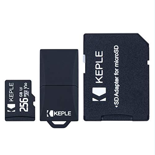 P-MSD3IN1-256GB-C10/19/6 256 GB microSD-minneskort   Micro SD kompatibel med HTC U19e, Desire 19+, WildfireX, Desire 12s, U12 life U12+, Desire12+, U11 Eyes mobiltelefon   256 GB