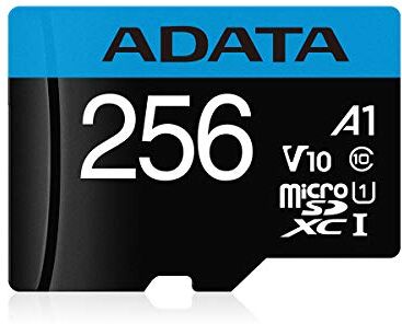 AUSDX256GUICL10A1-RA1 SD microSD-kort 256 GB ADATA SDXC (UHS-I klass 10) m. A.