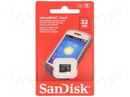 SDSDQM-032G-B35 Sandisk 32GB MicroSDHC 32GB MicroSDHC memory card Sandisk 32GB MicroSDHC, 32 GB, MicroSDHC, Black