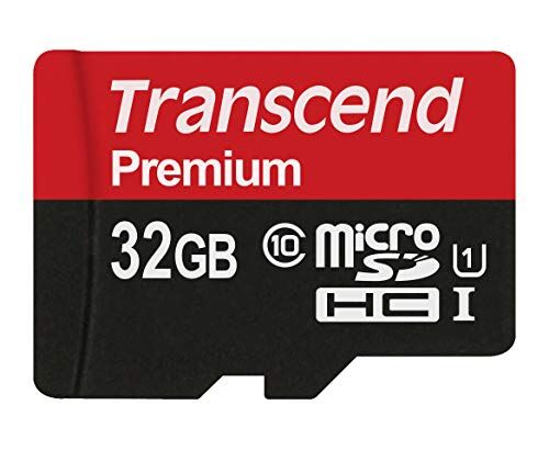 TS32GUSDCU1 Transcend  MicroSDHC Minneskort, 32GB, Svart