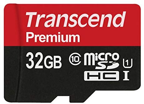 TS32GUSDCU1 Transcend  MicroSDHC Minneskort, 32GB, Svart