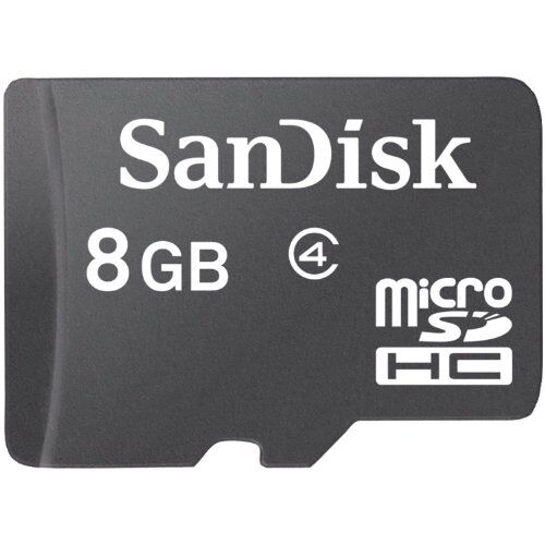 SDSDQM-008G-B35 SanDisk MicroSDHC minneskort (kabel kan ändras) standard 8 GB Svart