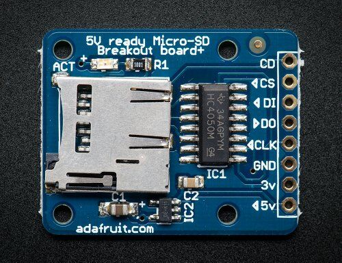 ADA254 MicroSD-kort breakout board+