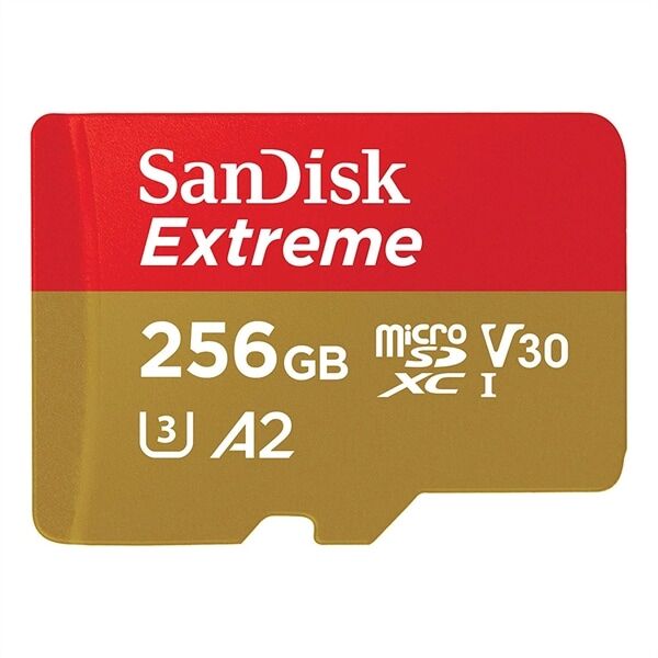 SanDisk Extreme MicroSDXC V30 U3 4K 160 MB/s 256GB