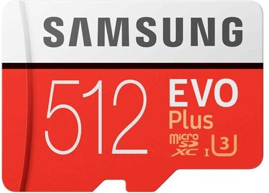 Samsung 512GB Samsung Evo+ microSDXC Class 10 UHS-I U3