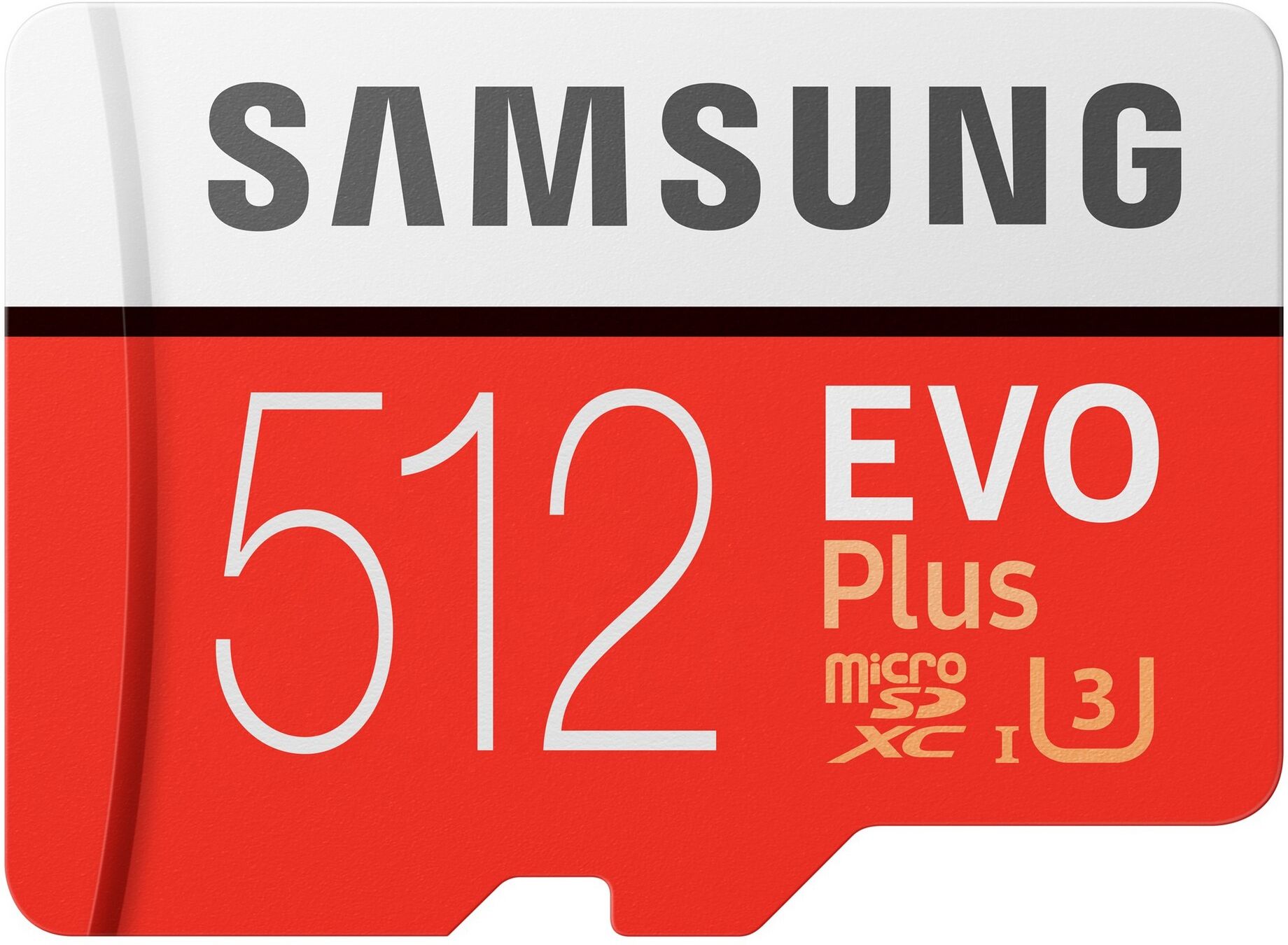 Samsung MicroSD 512GB EVO Plus UHS-I U3, 100MB/s Class 10