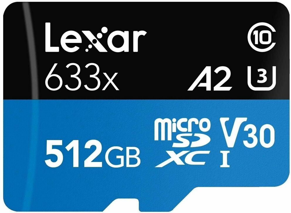 Lexar MicroSDXC 512GB UHS-I, 100MB/s