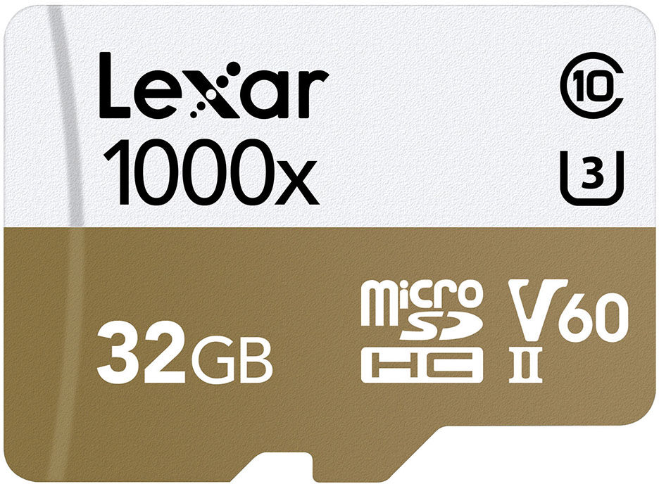 Lexar MicroSDXC 32GB UHS-II U3/V60,1000X