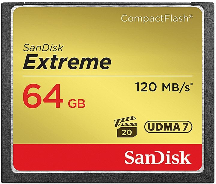 SanDisk CF Extreme 64GB 120MB/s UDMA7