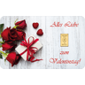 1 g Goldbarren FineCard Valentinstag