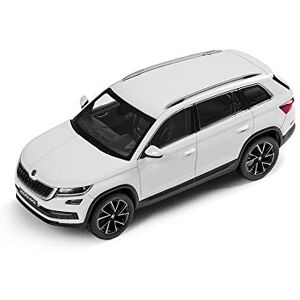 Skoda 565099300S9R Kodiaq Modellauto 1:43 Moon-Weiß-Metallic Accessoires Miniatur