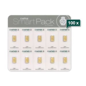 100 x 10 x 2 g Goldbarren C. Hafner SmartPack