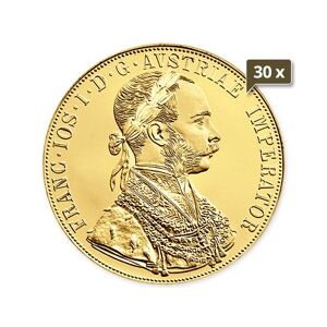 30 x 13,76 g Gold sterreich 4 Dukaten 1915 prgefrische...