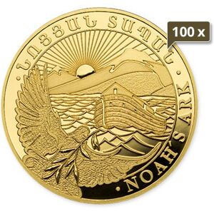 100 x 1/2 Unze Gold Armenien Arche Noah 2024