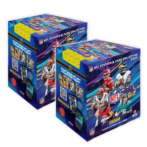 Panini NFL 2023 Sticker & Trading Cards - 2x 50er Box