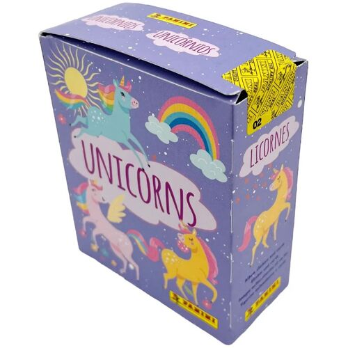 Panini Unicorns - Sticker & Cards - Box mit 24 Tüten