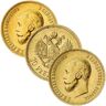 7,74 g Gold 10 Rubel Russland diverse Jahrgnge