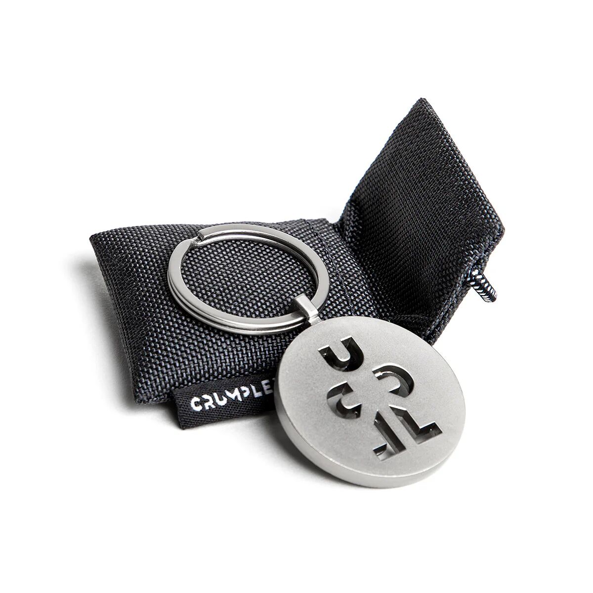 Crumpler Logo Schlüsselanhänger matt metall