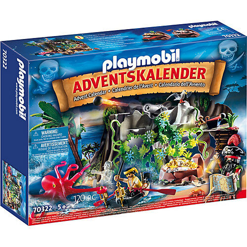 PLAYMOBIL® "PLAYMOBIL® 70322 Adventskalender Edition 48 ""Schatzsuche in der Piratenbucht"""