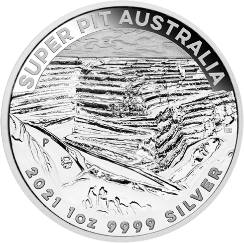 1 Unze Silber Australien Super Pit 2021 (differenzbesteuert)