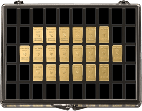 20 x 1 g Gold UnityBar Collection Heimerle und Meule