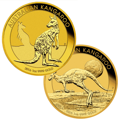 1 Unze Gold Australien Knguru diverse Jahrgnge