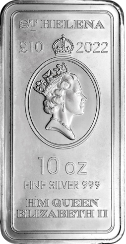 10 Unzen Silber Mnzbarren St. Helena Virtues Victory 2022