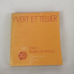 Catalogue timbre  vintage 1979 - Yvert et tellier   Jaune