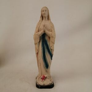 Statue Vierge Marie - vintage  Blanc